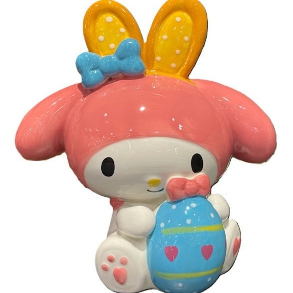 My Melody Easter Bunny Figurine - Pink and Blue
